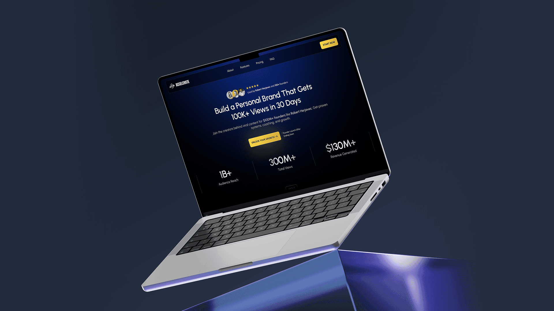 Landing Page Redesign for Editoz Accelerate - Sehan Weerasekara