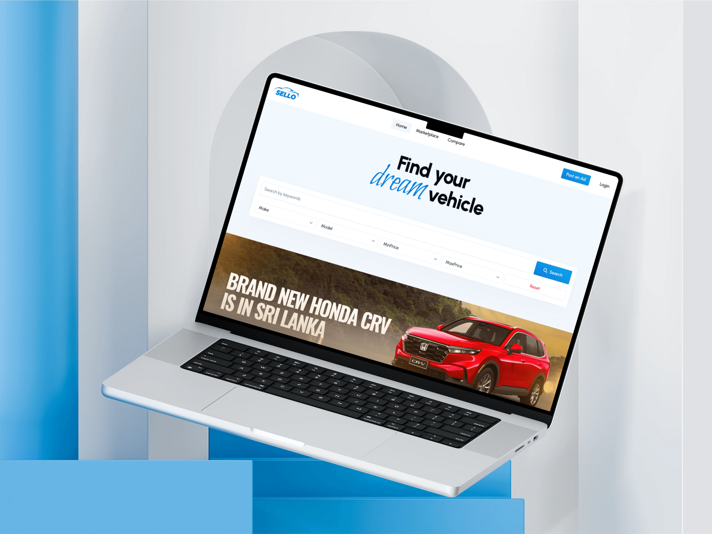 Sello Vehicle Marketplace UI/UX Design - Sehan Weerasekara
